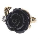 Estilo Vintage Preto Anel