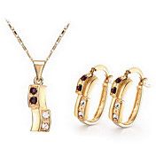 conjuntos  foliados a ouro e cristal